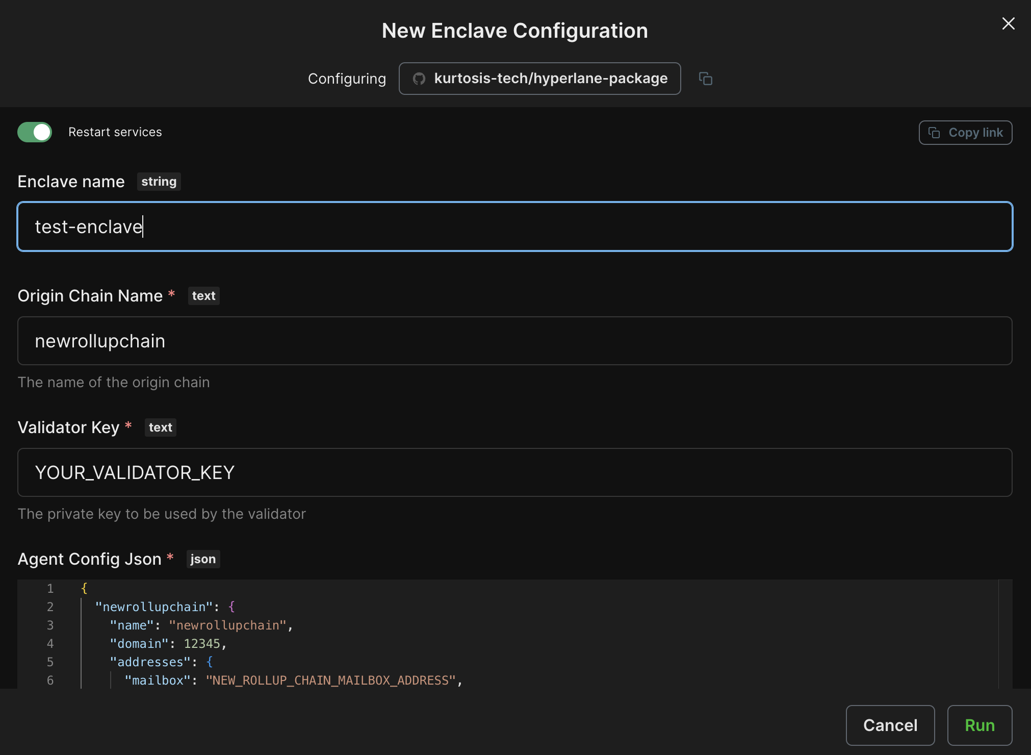 Example Configuration One